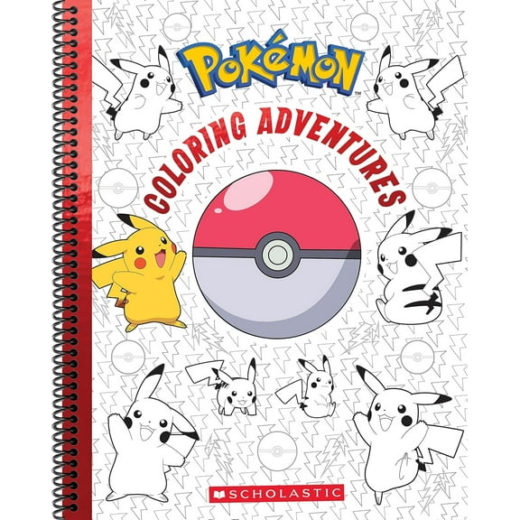 Pokémon Coloring Adventures (Spiral-bound)