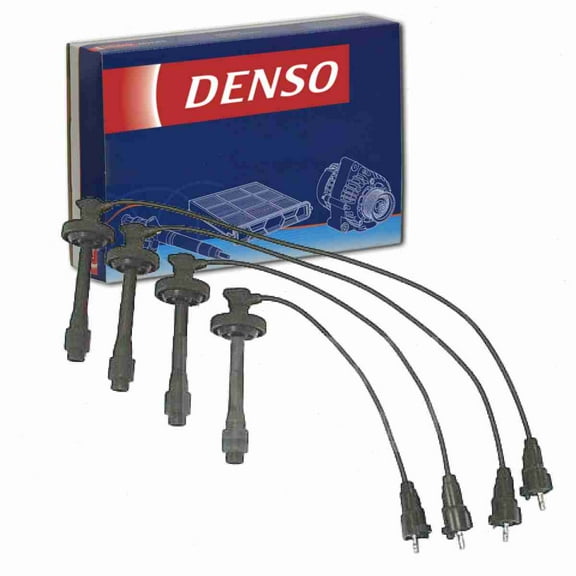 DENSO Spark Plug Wire Set compatible with Toyota Corolla 1.8L L4 1998-1999