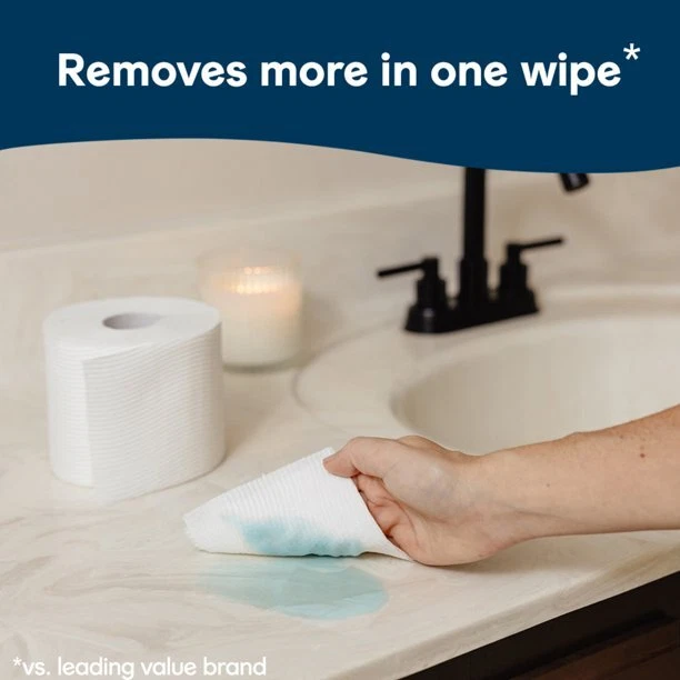 Cottonelle Ultra Clean Toilet Paper, Strong Toilet Tissue, 6 Mega Rolls