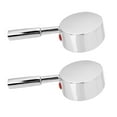 thumbnail image 2 of Shower Replacement Knob for Bathroom and Kitchen Faucets Round 10.7x5cm Rust and Corrosion Resistance 2 Sets, 2 of 3