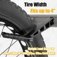 thumbnail image 2 of CD 2 Bike Wall Mount Adjustable Hook Hanger Storage Rack for Fat MTB Road Bikes, 2 of 6