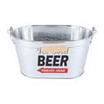 thumbnail image 1 of Beer Bucket, Metal Ice Bucket, Large Capacity Champagne Ice Bucket With Side Handle Rust Prevention Ice Bucket For Beer Wine Birthday Camping Bar Barbecues, 1 of 8