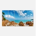 thumbnail image 2 of Rocky Seychelles Island Panorama - Oversized Beach Canvas Artwork, 2 of 3