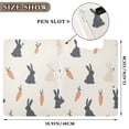 thumbnail image 3 of FORMRS A4 Clipboard Folder with Pen Holder Horizontal Foldable School Office Binder, Bunnies and Carrots, 3 of 9