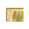 thumbnail image 4 of Historic State Map - Massachusetts Connecticut Rhode Island - Mitchell 1831 - Vintage Wall Art, 4 of 4