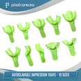 thumbnail image 2 of 12 Autoclavable Dental Impression Trays Small Upper (# 5), 2 of 5