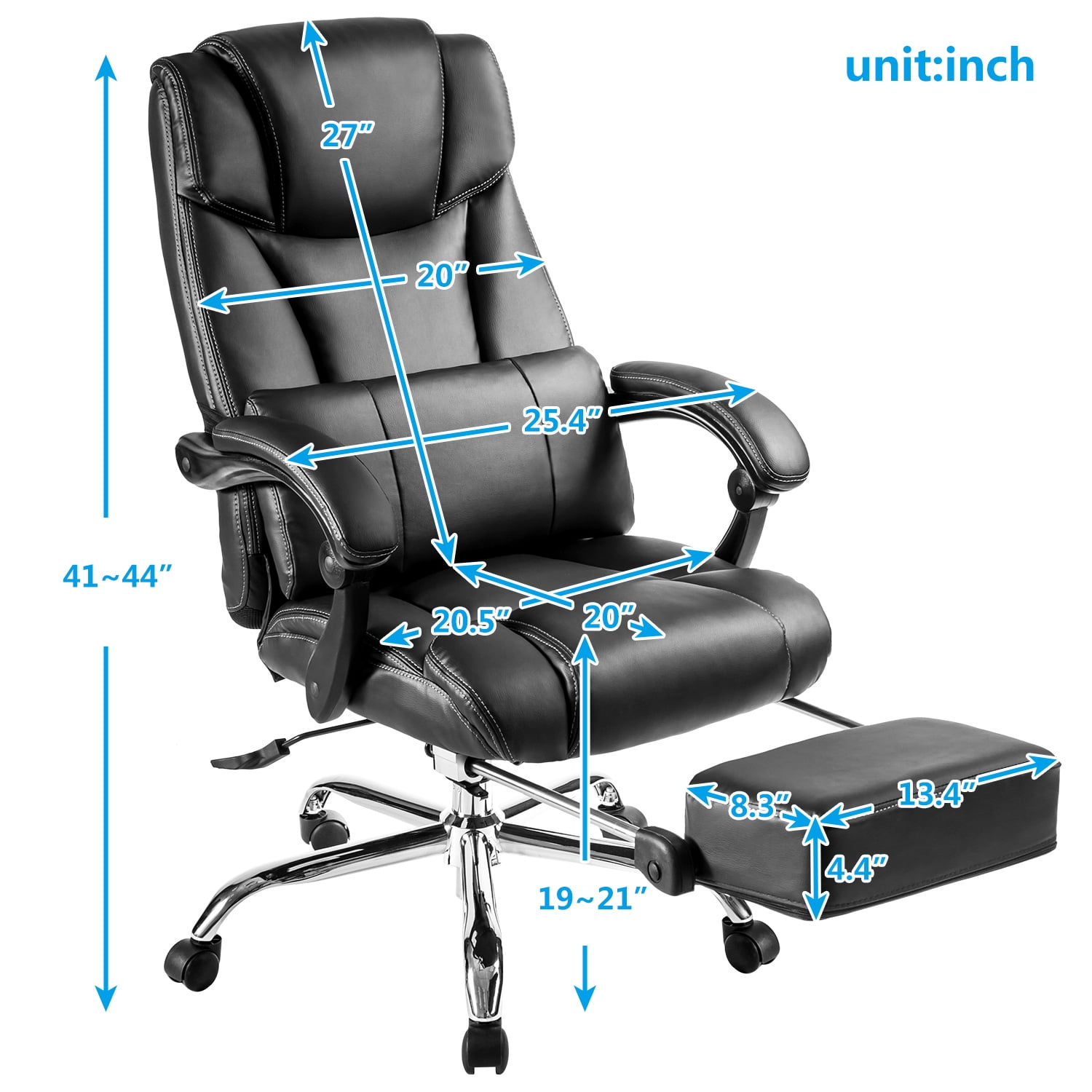 big and tall glider chair