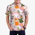 thumbnail image 1 of Fotbe Cartoon Halloween Camiseta Polo de Golf para Hombre con Estampado – Camisa Deportiva Transpirable con Cuello Abotonado-4X-Large, 1 of 6