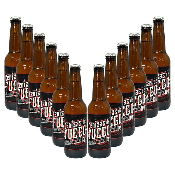 Cerveza Artesanal Cenizas De Fuego IPA 12 Pack 355 ml