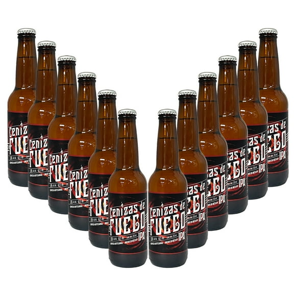 Cerveza Artesanal Cenizas De Fuego IPA 12 Pack 355 ml