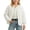 White, variant on BXJX Girls Quilted Jackets, Warm Long Sleeve Button Down Lightweight Outerwear with Pockets Pink Size 7-8 T