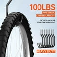 thumbnail image 5 of 8-Pack Heavy Duty Bike Hook, Loading Capacity 100 LBS, 6 inch, Bike Hooks for Garage Wall and Garage Ceiling, 5 of 7