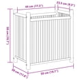 thumbnail image 4 of vidaXL Planter 50x30x50 cm Bamboo, 4 of 5