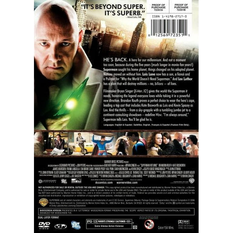 Superman Returns (DVD Widescreen) [DVD] - Walmart.com