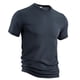 thumbnail image 4 of pstuiky camisetas de hombre, Blusas de cuello redondo y manga corta de seersucker transpirables y de moda para hombre camisas casuales para hombre l, 4 of 4