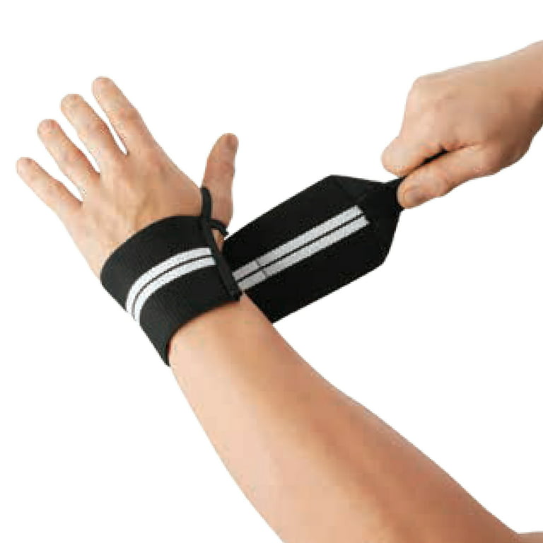 Athletic Works Fitness Wrist Wraps with Thumb Loops, Pair 