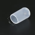 thumbnail image 3 of Unique Bargains 100pcs Embouts en Caoutchouc 8mm (5/16 ') Vinyle PVC Tube Rond Bouchon Couvercle Vis Protecteurs de Filetage Clair, 3 of 5