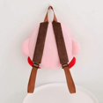 thumbnail image 4 of Bolsa organizadora de maquillaje HUOGUO, terciopelo de felpa rosa, 32 cm x 23 cm, 4 of 5