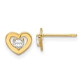 thumbnail image 1 of Quality Gold YE2031 Boucles d'Oreilles en Or Jaune 14K CZ, 1 of 1