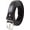 Black, variant on CoCoMangos Leathers Mens Leather Lined Belt 1” Wide, Scratch-Resistant Buckle, Adjustable Fit Black, White, Brown Belt for Men