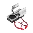 thumbnail image 4 of Disipador de Calor del Motor RC, disipador de Calor del Ventilador de enfriamiento Doble del Motor 540/550 con para el Coche eléctrico RC de la Escala 1/10(Plata), 4 of 5