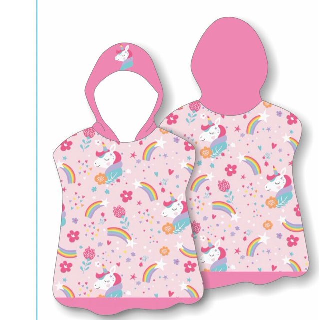 Toalla deportiva con estampado de dibujos animados para niños, Sudadera con capucha, bata de baño, manta de playa de microfibra de secado rápido