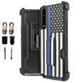 thumbnail image 1 of Value Pack ! for Samsung Galaxy A72 5G Card Slot Phone Case 360° Cover Clip Kickstand Holster Hybrid Shock Bumper with Temper Glass, 1 of 4