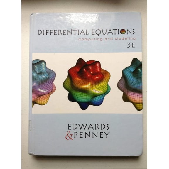 Pre-Owned Differential Equations : Computing and Modeling (Hardcover) 0130673374 9780130673374