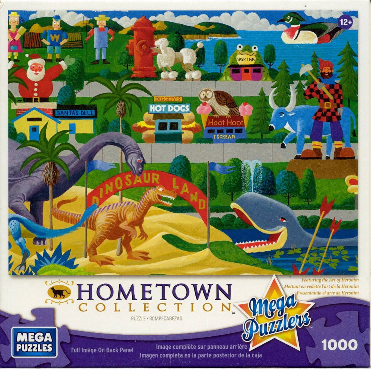 MEGA Hometown Collection Roadside Icons Jigsaw Puzzle 1000 Pieces for sale online