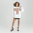 thumbnail image 3 of Women's Gameday Couture  White Denver Broncos Classic Sunday Drives Oversized Premium Fleece Pullover Sweatshirt, 3 of 3