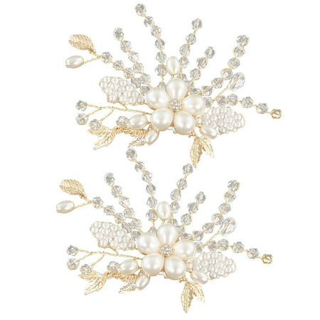 

1 Pair Bride Wedding Shoe Decoration Accessories Imitation Pearl Shoe Ornament