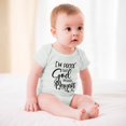 thumbnail image 3 of I’m Proof That God Answers Prayers - Baby Clothes - Funny Newborn Bodysuit Outfits for Boys And Girls White-style-1 9months, 3 of 7