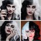 thumbnail image 3 of Wigs for Cruella le Costume Women black/white 26-27s, 3 of 4