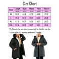 thumbnail image 3 of SHCKE Women's Down Jackets Winter Coats Thickened Warm Jacket with Hood Mid Length Parkas Puffer Jackets Black#2 M, 3 of 7