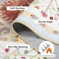 thumbnail image 5 of Wondo Moroccan Vintage Trellis Area Rug - Machine Washable Non-Slip Low-Profile 6x9 Floor Carpet for Living Room, Bedroom, Dining Room, Office & Nursery, Orange, 5 of 9