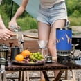thumbnail image 1 of LJNYFDC Ensemble de Support de Réchaud de Camping Étanche pour l'Extérieur, Conception Ajustable Coupe-Vent, Efficacité Thermique Améliorée, Réutilisable, Portable, Idéal pour le Camping et la Cuisine en Plein Air, Durable et Pratique, 1 of 6