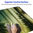thumbnail image 3 of nygtbtfer Natural Scenery Forest Custom Design, Square Waterproof Non-Slip Rubber Base MousePads for Office Laptop, 31.5x11.8 in, 3 of 6