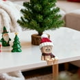 thumbnail image 7 of Christmas Shaking Wooden Man,Shaking Feet Wooden Doll,Shaking Wooden Man Figurine with Magnetic Expressions,Handmade Wobble Doll for Car Accessories and Desk Decoration(Christmas), 7 of 7