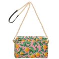 thumbnail image 2 of FORMRS Women Crossbody Purse with Chain Strap Vegan Leather Shoulder Handbag, Pink Oranges, 2 of 7