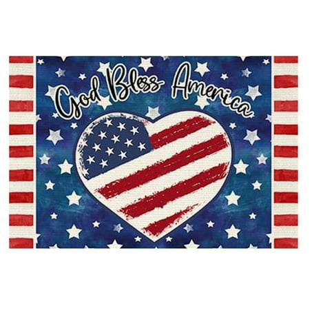 

Ncandy 1Pc Independence Day Decorative Placemat-Big Sale! Independence Day Star Placemats Patriotic Decorative Placemats for Dinner Parties Decorative Table Banner