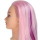 thumbnail image 3 of Female Mannequin Head 4 Colors Silky Glossy High Temperature Hair Doll Head Hair Styling Training Model, 3 of 5