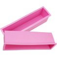 thumbnail image 4 of Molde de silicona para jabón, molde de silicona rectangular, moldes de jabón hechos a mano, molde de silicona con caja rectangular de madera para hacer jabón, velas y herramientas de bricolaje para hornear, pasteles, pan, tostadas brillar Electrónica, 4 of 4