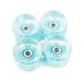 thumbnail image 2 of MAGIDEAL 4 Pieces Skateboard Wheels Longboard Wheels Transparent PU Luminous Smooth Parts White, 2 of 8