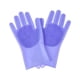thumbnail image 5 of Guantes de silicona para lavar platos, guantes para tareas domésticas, finos, antideslizantes, anticalor, limpieza de cocina, cepillo mágico, protección laboral, 5 of 5