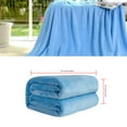 thumbnail image 6 of Jygee Solid Color Flannel Blanket Bed Car Office Sofa Autumn Winter Warm Carpet Air-Condition Room Rugs, 6 of 6