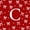 Red White C, variant on Manfei Christmas Red Style Full Size Comforter Sets For Kids,Ribbon Bow Themed Letter H Initial Lettering Bedding Sets,Reversible,3pcs