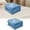 Blue, variant on 27.55x39.37in Solid Color Double Velvet Bed Blanket