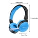 thumbnail image 3 of Auriculares Bluetooth plegables supraaurales con micrófono, 8 horas de uso, azul claro, 3 of 8