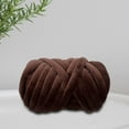 thumbnail image 2 of Hilo grueso, hilo gigante, cómodo, lavable, súper suave para manualidades de macramé. Café, 2 of 9