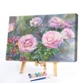 thumbnail image 2 of Cuadros Decorativos Kit de pintura al óleo de flores por números pintura acrílica DIY sobre lienzo d Tmvgtek embutido en tela, 2 of 8